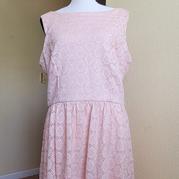 Ronnie Nicole Pink Lace - Picture 3 of 7